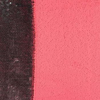 Wendepailetten Stoff - pink matt silber
